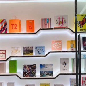 Индивидуальная упаковочная сумка красочная сумка подарочная сумка для покупки сумочка упаковочная сумка эксклюзивная логотип 5-цветов